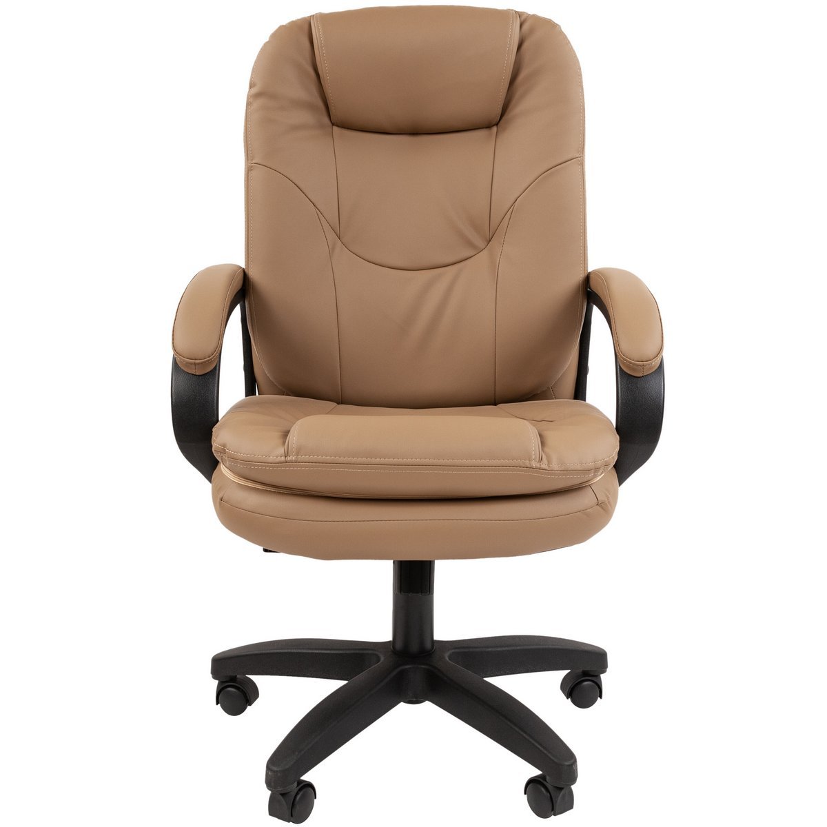 Офисное кресло CHAIRMAN 668LT NEW, экокожа, бежевый
